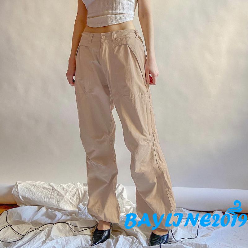 Quần Kaki Dài Ống Đứng Màu Sắc Đơn Giản Thời Trang Cho Nữ