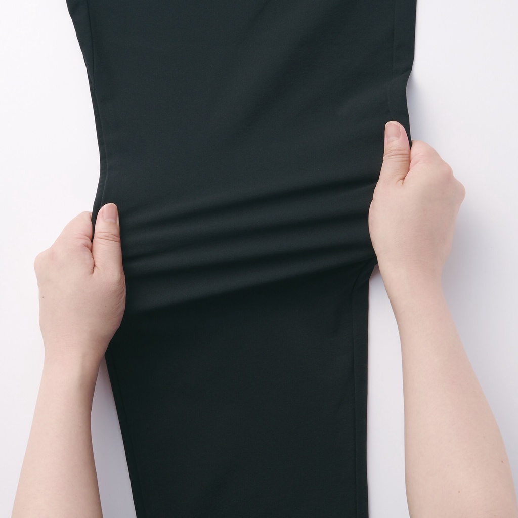 Muji Quần Tapered Dài Tới Mắt Cá Khô Nhanh Co Giãn 4 Chiều