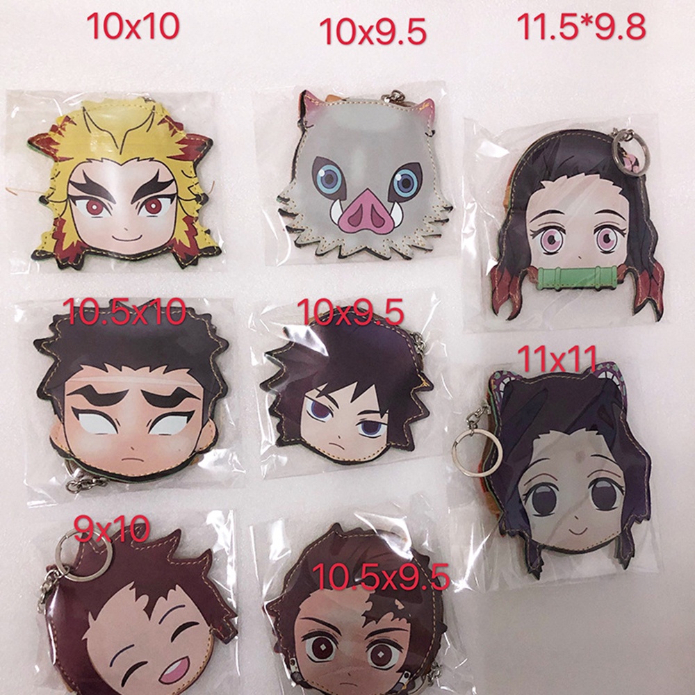 Ví Đựng Tiền Xu Họa Tiết Demon Slayer Kimetsu No Yaiba Kamado Mini Nezuko Inosuke Hashibira