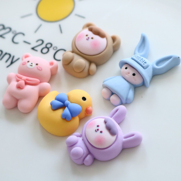 Sticker Gắn Dép Sục Hoạt Hình DIY Xinh Xắn Đáng Yêu