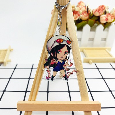 Móc khoá Mica anime One Piece - Đảo hải tặc (Loại 2 - Băng mũ rơm) - Nhựa Cứng Acrylic In 2 mặt sắc nét ( ảnh thật )