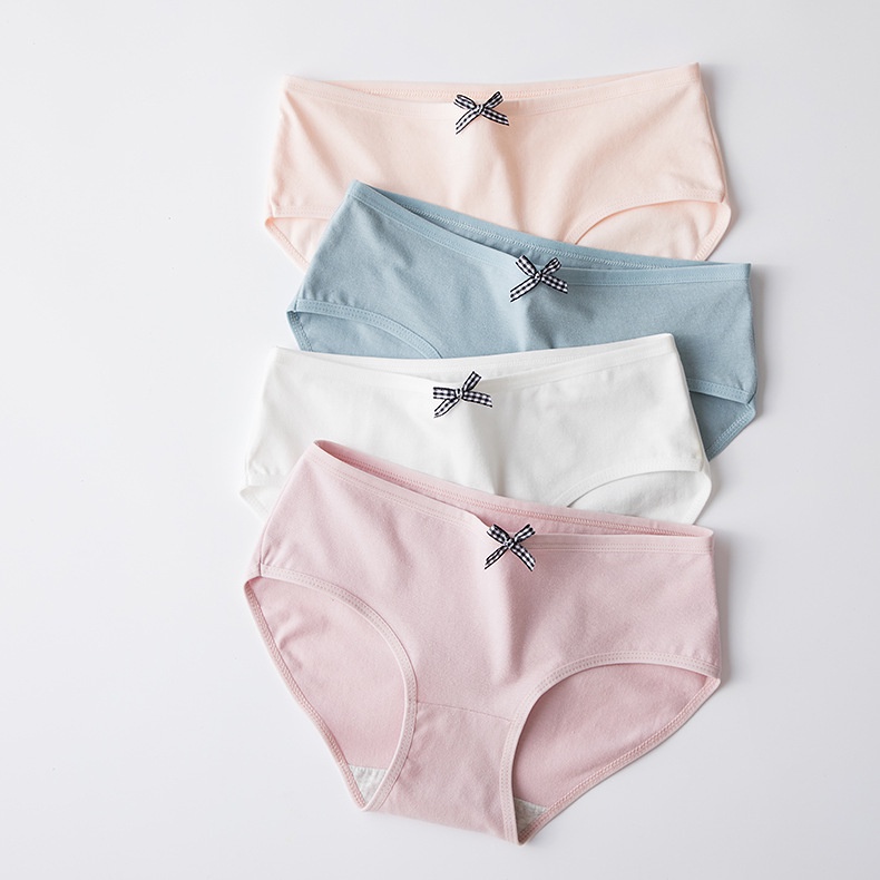 Quần lót cotton phối nơ Siêu xinh & Kháng khuẩn QT28