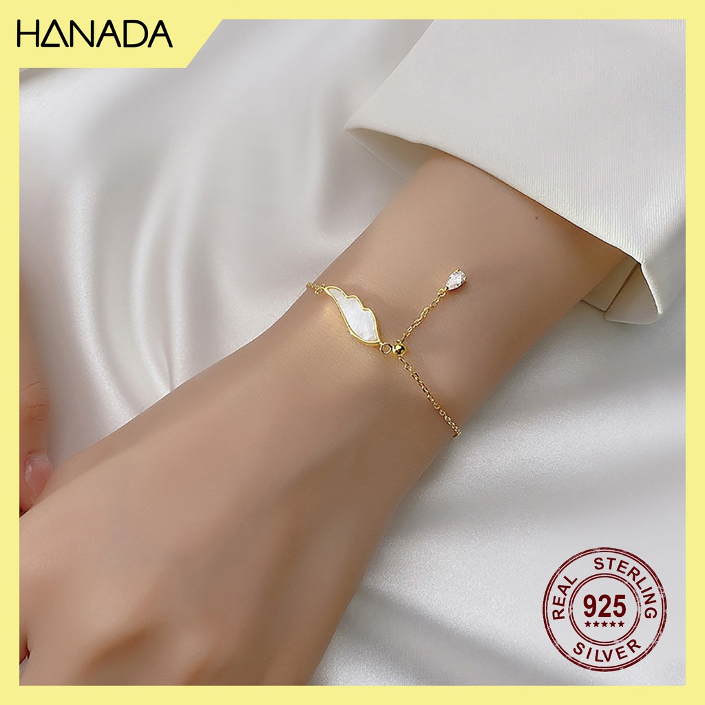 Lắc Tay Bạc 925 Hanada N34.B.X.B.360.0596 Cánh Thiên Thần G12