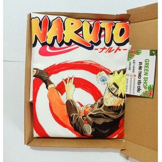 Áo Thun  In Hình Naruto Làng Lá Vải Thái Ảnh Thật In Tại Shop  S001