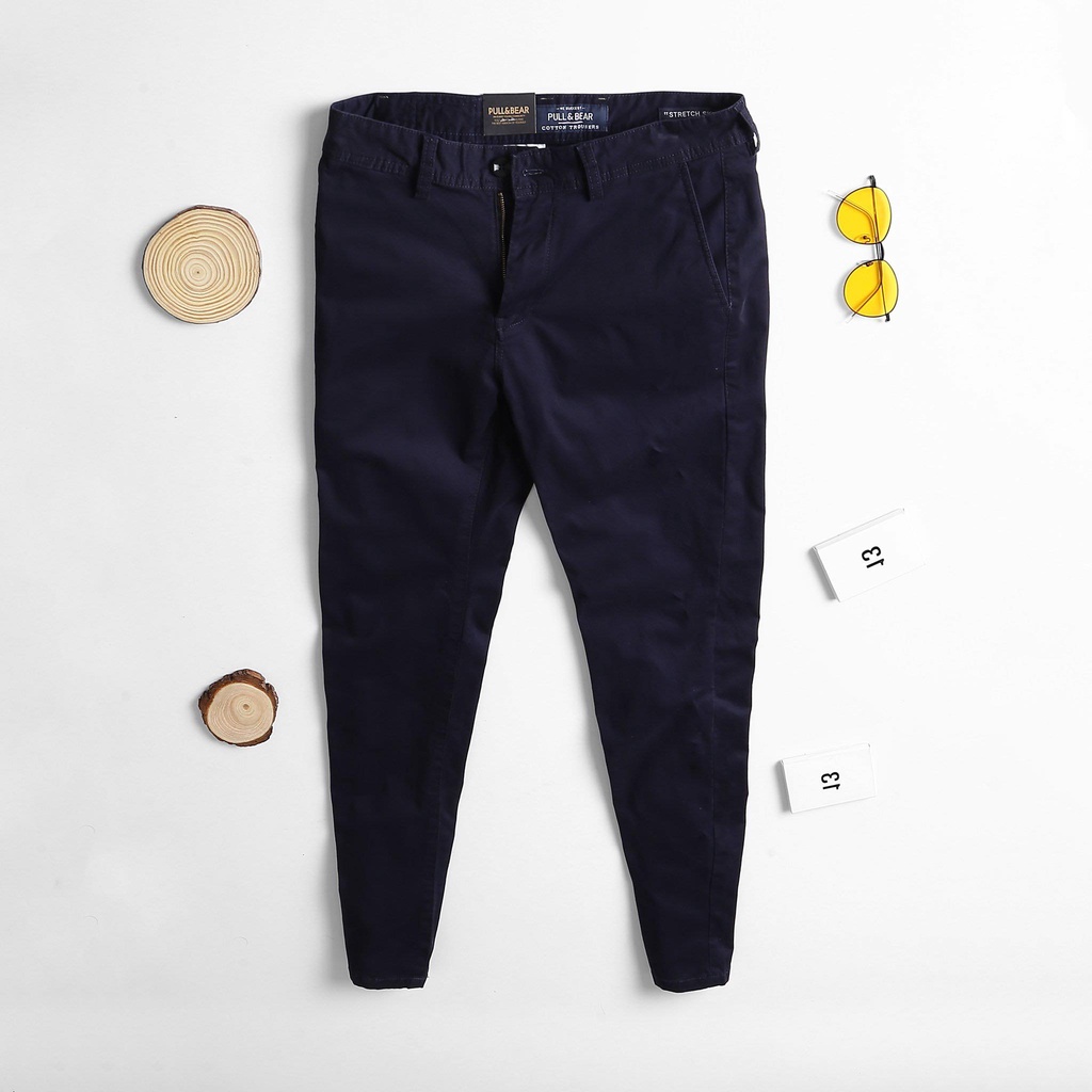Quần Dài Nam Kaki PB 2 Ống Suông Form Slimfit Co Giãn Thoải Mái