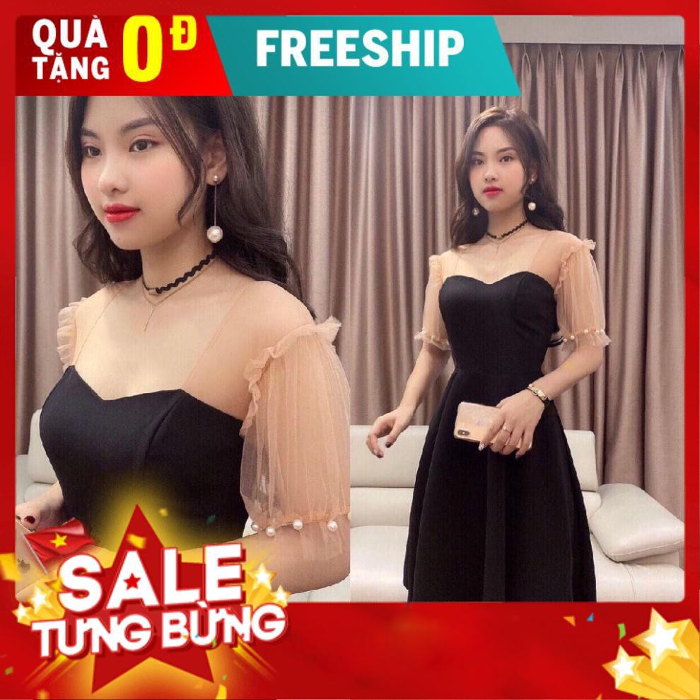 Đâm Nữ Thun Nhập Phối Lưới Phong Cách Sang Trọng Mẫu Siêu Đẹp - 60530
