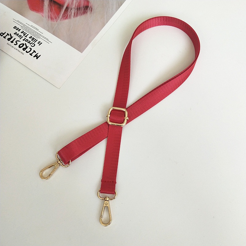 Dây Đeo Túi Xách Bằng Nylon Màu Sắc Đơn Giản