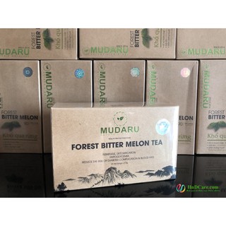 Trà Khổ Qua Rừng Mudaru (Hộp 25 túi lọc) - thanh nhiệt, hỗ trợ điều trị tiểu đường, mỡ máu