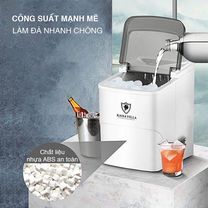 JD8076 Máy làm đá mini công suất lớn hoàn toàn tự động nhanh chóng dễ sử dụng
