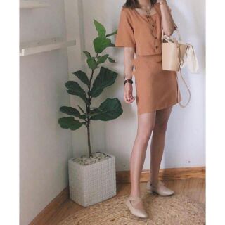 SET LINEN CỔ U ✔Kèm 100% ảnh thật✔