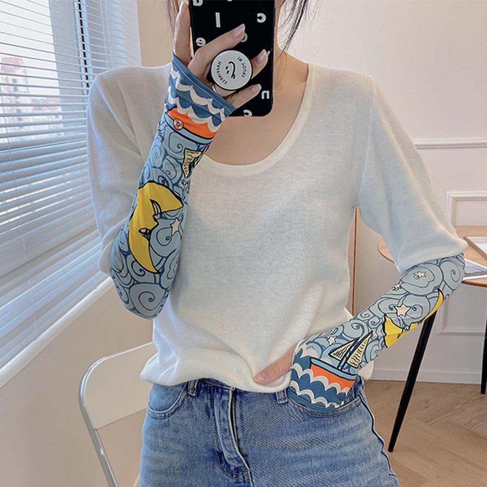 Găng Tay Chống Nắng Thoáng Khí Giữ Ấm Kiểu Dáng Dễ Thương Cho Người Đi Xe Đạp