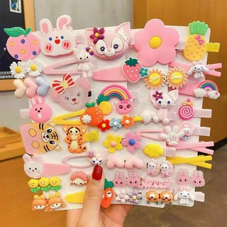 Set kẹp tóc 14 chi tiết đáng yêu cho bé gái
