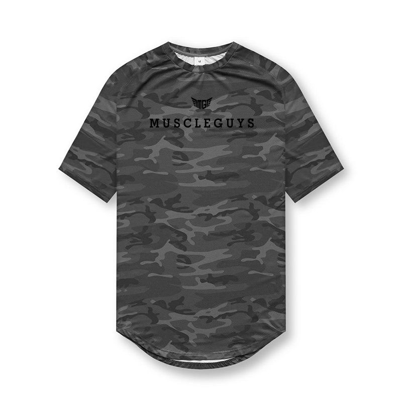 Áo Thun Thể Thao Ngắn Tay Thấm Hút Mồ Hôi Nhanh Khô Cho Nam