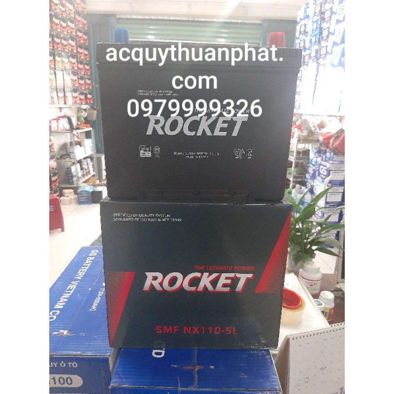 bình ắc quy Rocket Nx100-5L 12V-70ah