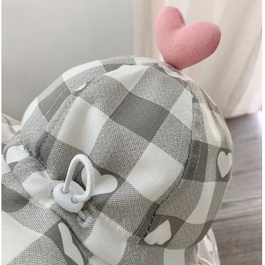 MUP06 : Mũ vành cho bé gái size  46-48cm