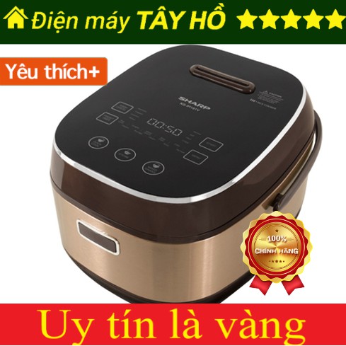 [HÀNG CHÍNH HÃNG] Nồi cơm cao tần Sharp KS-IH191V-BK 1.8 lít