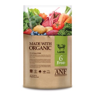 Thức ăn cho chó ANF Organic vị cừu 2kg