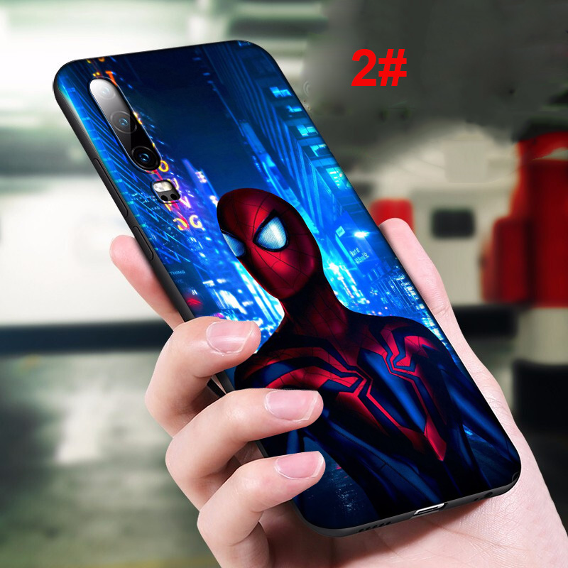 Ốp Điện Thoại Mềm In Hình Spider-Man Marvel Le67 Cho Huawei Y6P Y6 Y7 Prime 2019 2018 Y5 2017