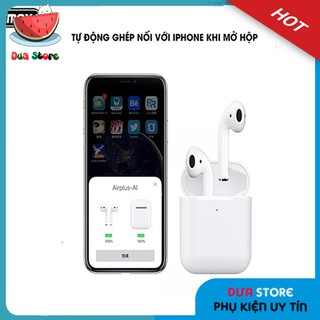 Tai nghe true wireless TWS Airplus RW-2 -Tự động ghép nối với Iphone & Hỗ trợ sạc không dây -Hàng phân phối chính hãng