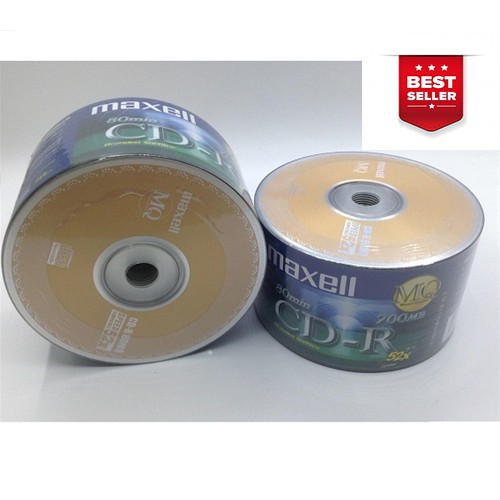 Đĩa CD-R Maxell MQ 700MB 50 cái (và CD-R NEO 700MB - Hàng Việt Nam)