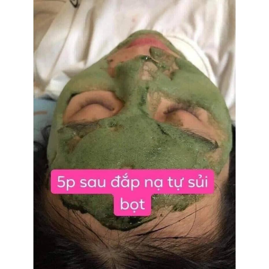 Mặt nạ sủi nghệ, tảo xoắn sủi bọt thải độc da - SPAMALL