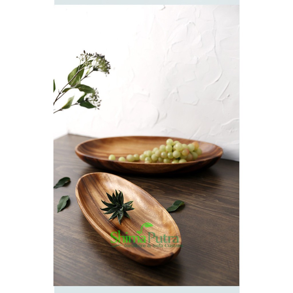 Đĩa Gỗ Hình OVAL Dài Malta