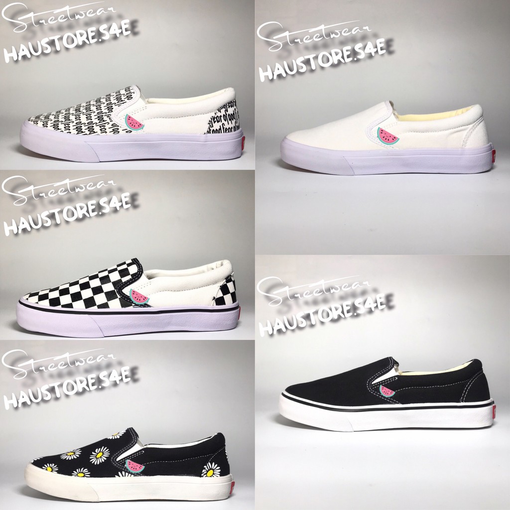 Giày V Lười Slip On Các Loại full Box,tag tặng Vớ |Ảnh thật,vidieo thật - Freeship|