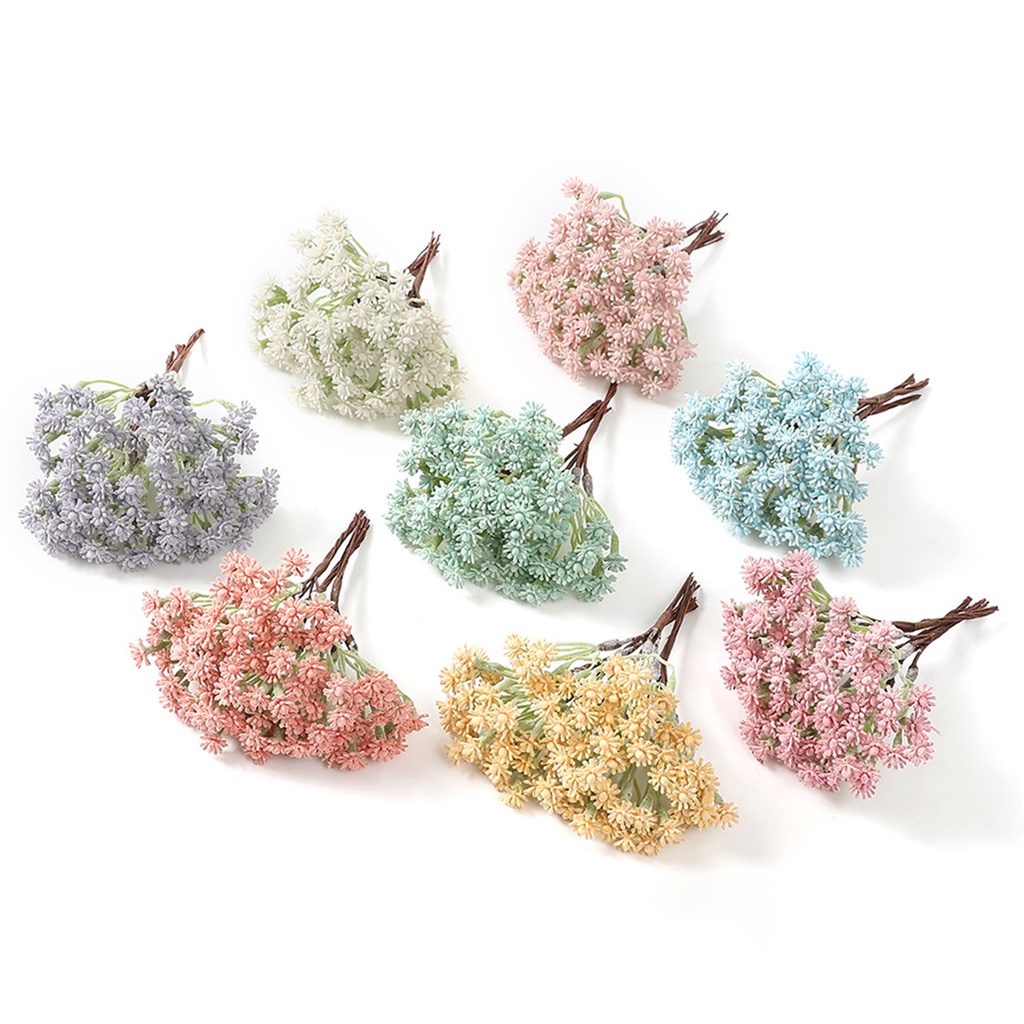 1 Bó Hoa Nhân Tạo Bằng Nhựa Thân Dài Dùng Làm Đạo Cụ Chụp Ảnh Cho Bé