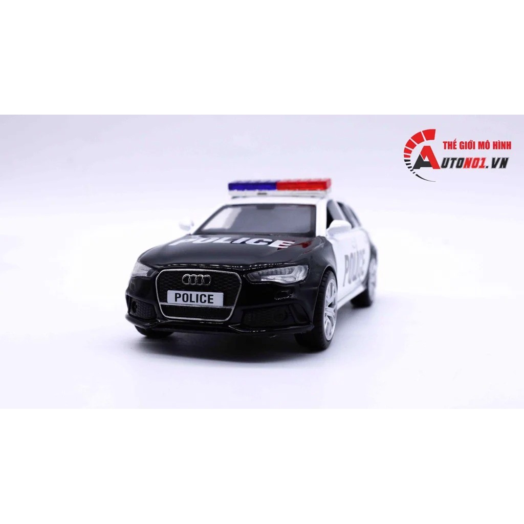 MÔ HÌNH XE AUDI Q8 POLICE 1:36 JACKIEKIM 7434