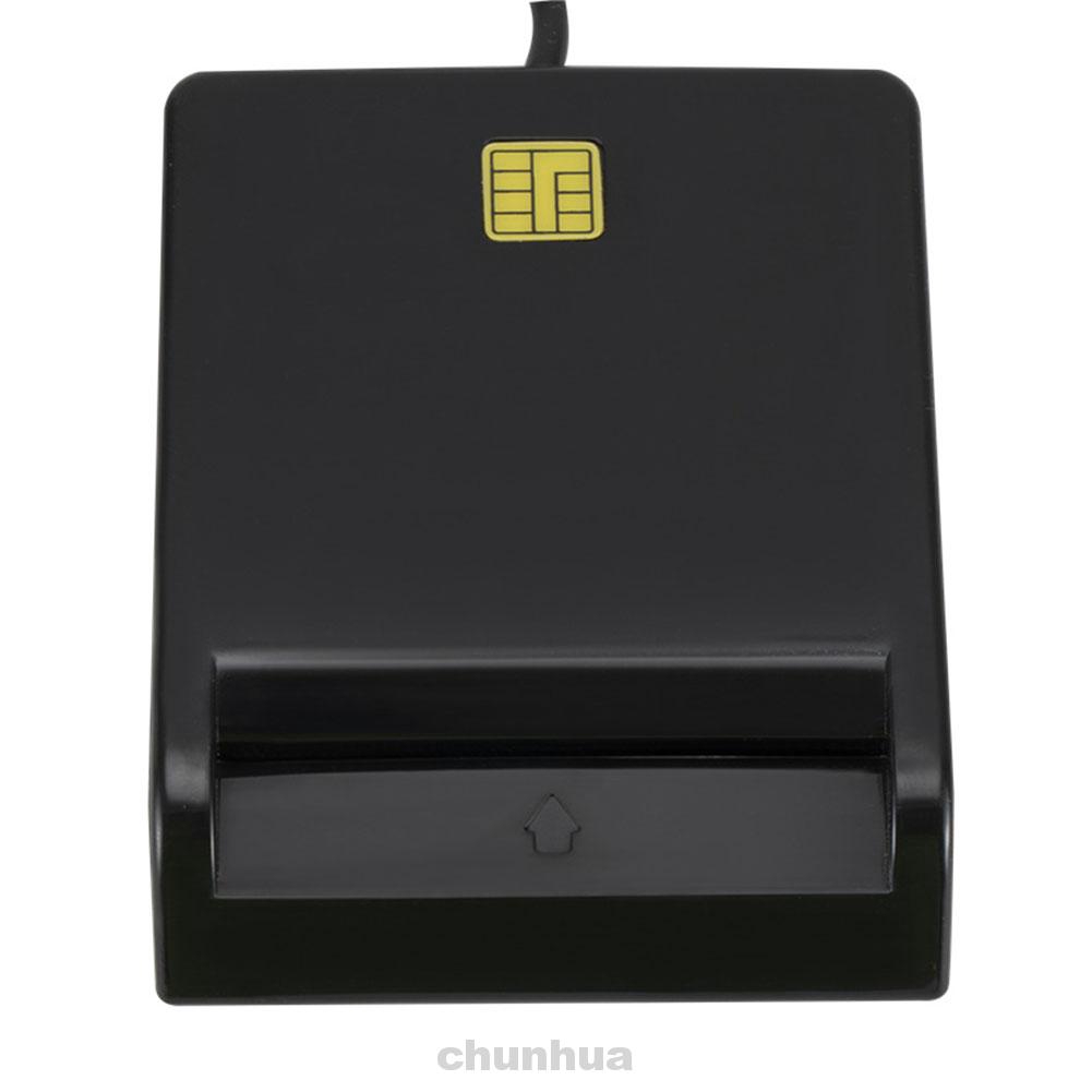 USB 2.0 Smart Card Reader LED Indicator Bank Post Office Government Electricity Payment Sim Cloner Connect For Windows