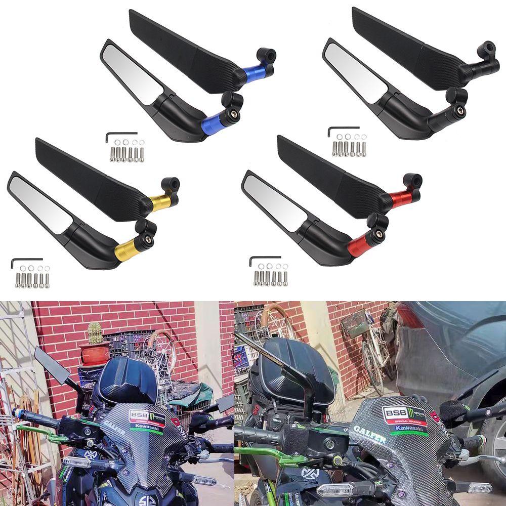 ☆FKILLA☆ Gương chiếu hậu xe máy phổ thông Cánh gió Gương chiếu hậu có thể điều chỉnh xoay cho Ducati Diavel / Carbon / XDiavel / S
