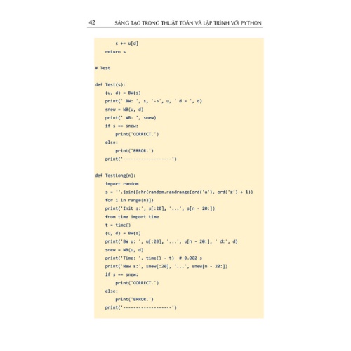 Sách - Sáng Tạo Trong Thuật Toán Và Lập Trình Với Python