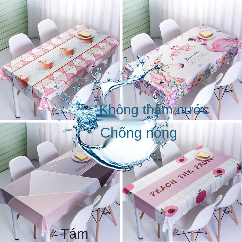 Antependium fabric waterproof and hot flannelette disposable Nordic ins web celebrity rectangular table student desk pad