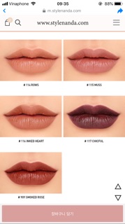 Trả oder Son 3ce mood recipe matte