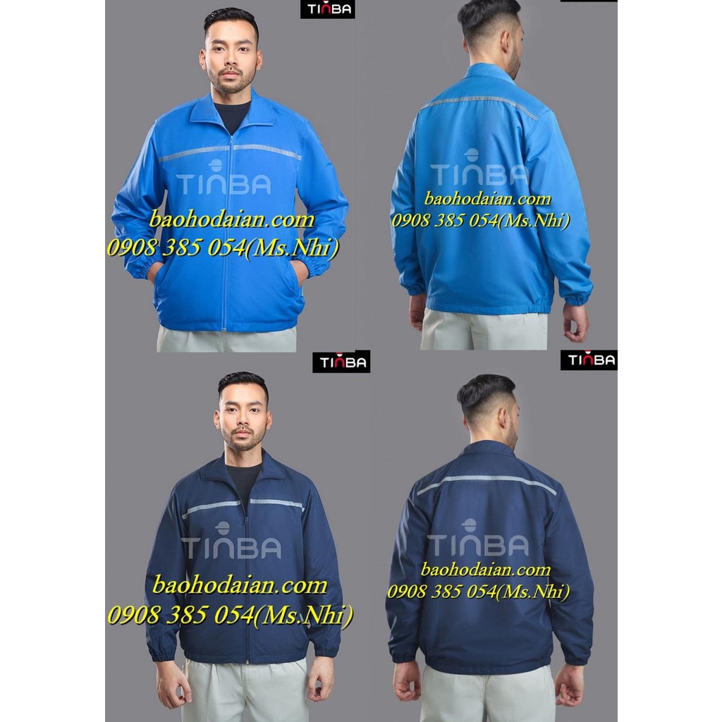 Áo khoác đồng phục Tinba chất liệu vải gió siêu nhẹ kiểu dáng thời trang- Hình thật
