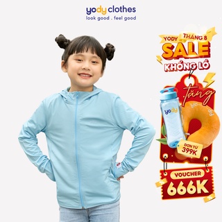 Áo chống nắng trẻ em YODY điều hòa, mát mẻ an toàn cho da bé ACK5000