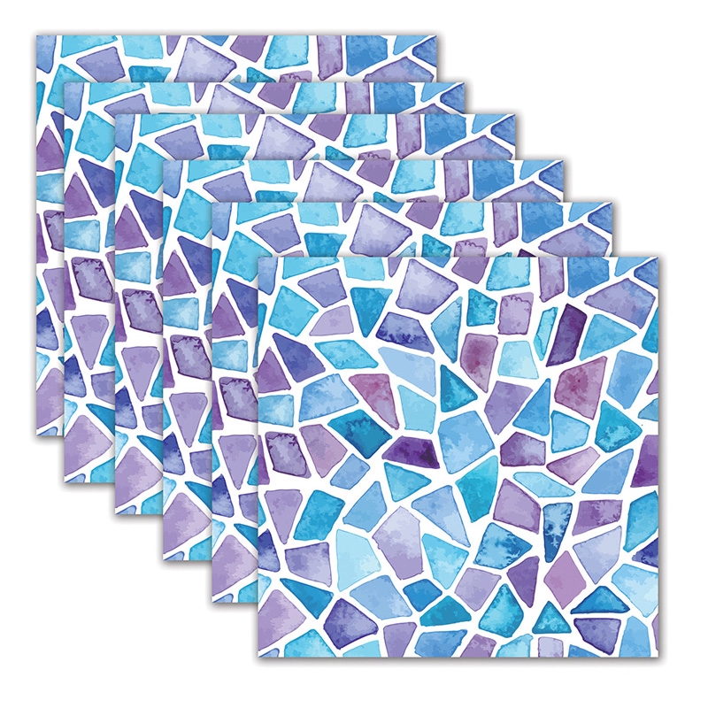 Set 6 miếng dán gạch OSSAYI 20X20Cm chống nước