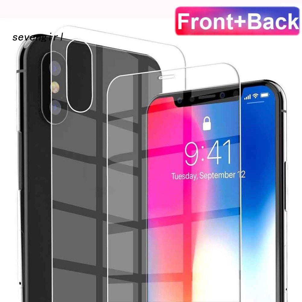 Kính cường lực bảo vệ mặt trước/sau cho iPhone 7 8 Plus X XR XS Max | BigBuy360 - bigbuy360.vn
