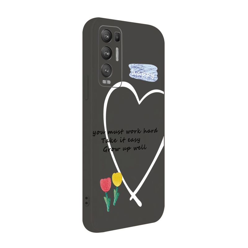 Ốp Điện Thoại Silicone In Hình Chữ Happy Today Cho OPPO Reno6 Z 5G Reno 5 Pro 4 4G 3 Reno2 Z F