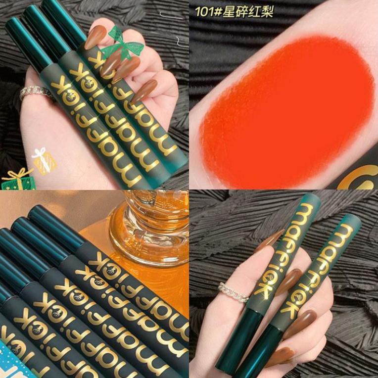 Son Kem Lì MAFFICK Vỏ Xanh Nhám Thiết Kế Bắt Mắt Cuốn Hút Độc Đáo Chuẩn Hàng Nội Địa Trung KING DC | BigBuy360 - bigbuy360.vn