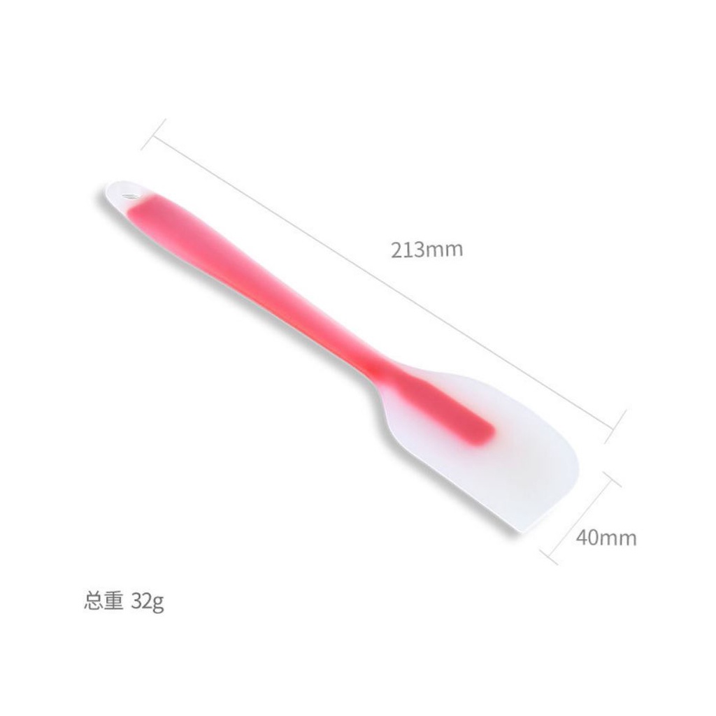 Spatula Màu Đục Nhỏ 21cm - Phới Trộn Bột Làm Bánh Silicon – Cây Vét Bột GBCU008S