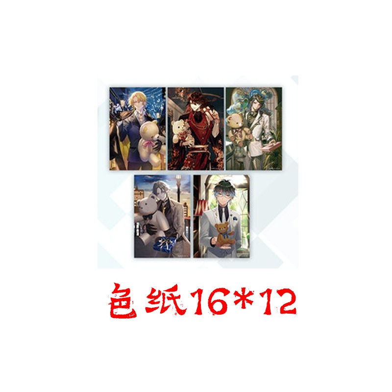 Lixiem Acrylic Đứng Sidewalk Acrylic Đứng Giấy Màu Đồ Trang Trí Thanh Trái Tim Mysta / Luca / Ike / VOX / SHU