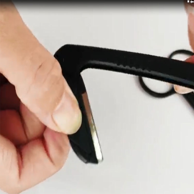 [Hàng mới về] Dao Cạo Lông Mày Màu Đen / Hồng Có Thể Gấp Gọn Tiện Dụng