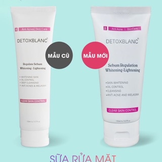 Sữa rửa mặt detox blanc