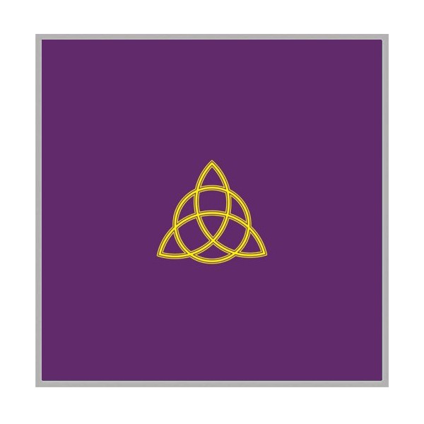 Khăn Trải Bài Tarot Purple Triquetra (Lo Scarabeo - Italy) (Mystic House Tarot Shop) - Sản Phẩm Authentic 100%