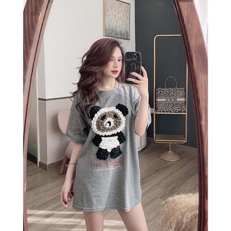 Áo phông 5D cún tai đen TT11