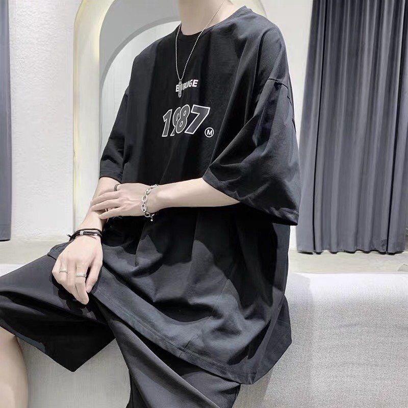 Áo phông Oversize 1987, JACKLANE, Áo cộc tay Unisex Jack Lane