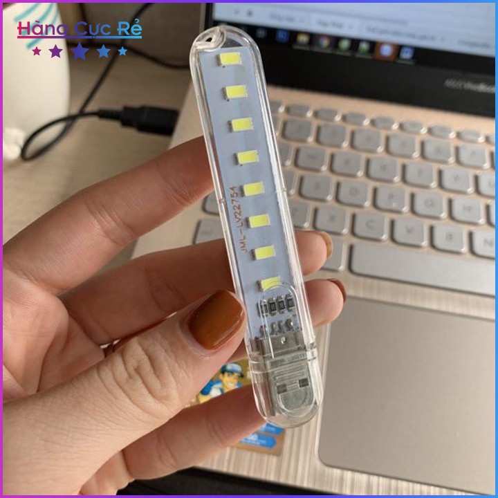 Đèn USB có 8 bóng LED 🔵Freeship🔵 Đèn siêu sáng thế hệ mới - Shop Hàng Cực Rẻ