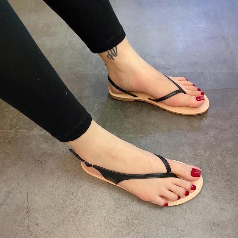 GIÀY SANDAL THẤP DÂY MẢNH CÓ SIZE LỚN 35-42