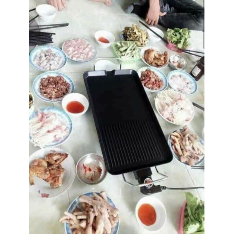 Bếp Nướng Cao Cấp Electric Barbecue Plate DS-6048 Hàng Chính Hãng BH 12 Tháng